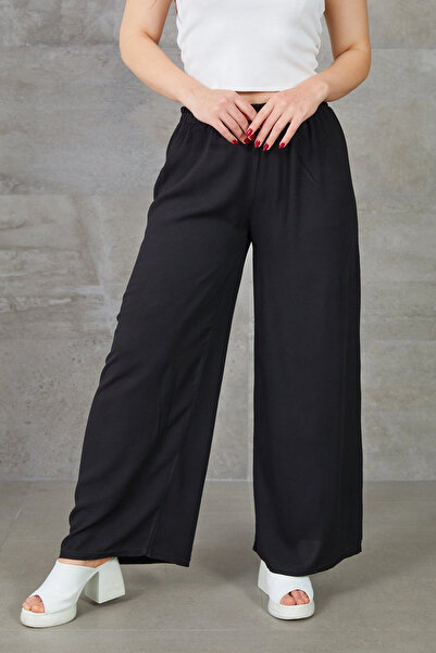 online kapsulavm avm alışveriş Women's Wide Leg Comfortable Fit Casual Pants ...