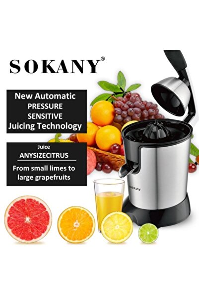 SOKANY JE-651E Portable Stainless Steel Juicer 350W /400ml- In Stock