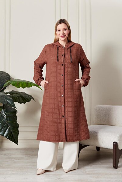 Ferace Γυναικείο καπέλο μεγάλου μεγέθους με καπιτονέ