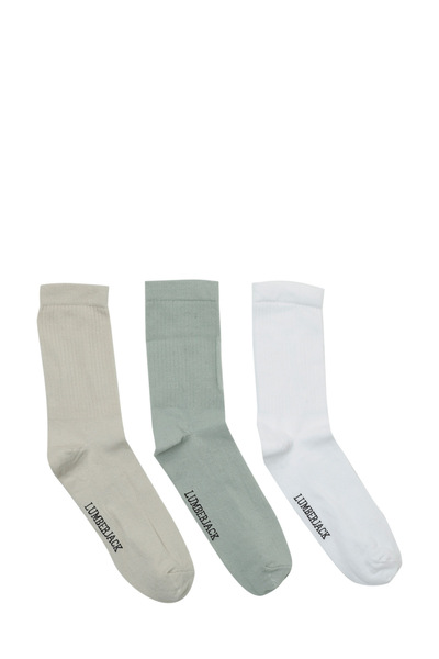 lumberjack ML NUEVO 3LU 34US6 6FX Μαύρες ανδρικές κάλτσες