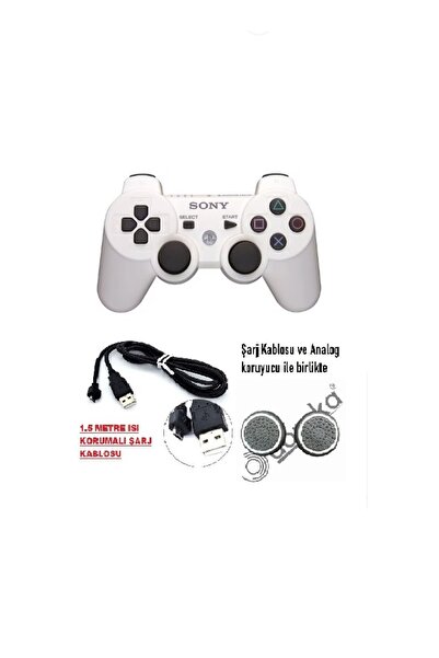 Doreka Ps3 Dualshock Gamepad Yeni Nesil Kol Controller Oyun Kolu PS3 + PC + 1...