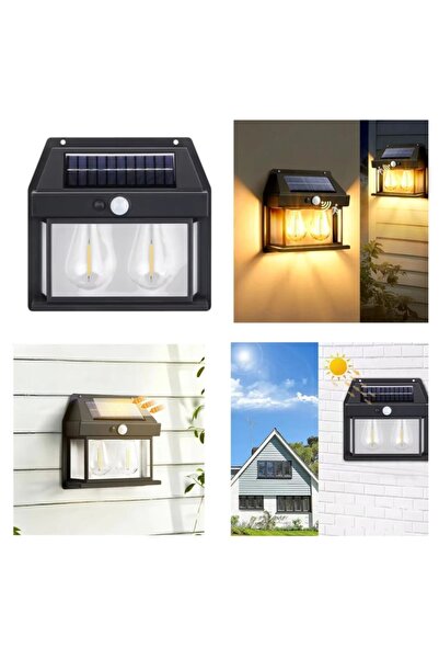 Lampa Ηλιακό Φωτιστικό LED με Αισθητήρα Κίνησης 2 Λάμπες 16x17εκ. – Οικονομικ...