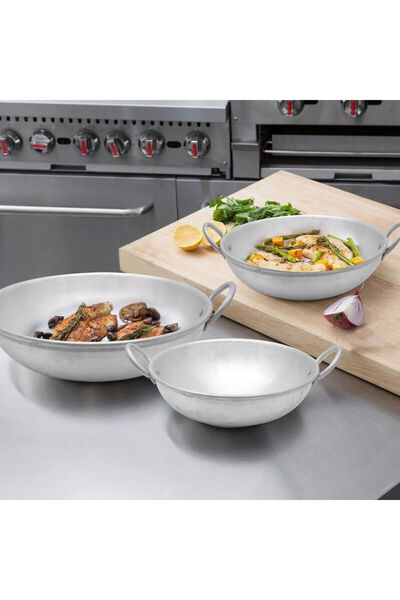 Home Box Fiona Aluminium Kadai - 38 cm