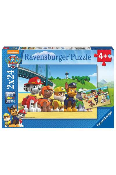 RAVENSBURGER Paw Patrol, set de 2 x 24 de piese (10109064)