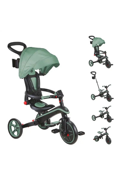 Globber Explorer 4in1 Katlanabilir Bisiklet - Zeytin Yeşili 732-104