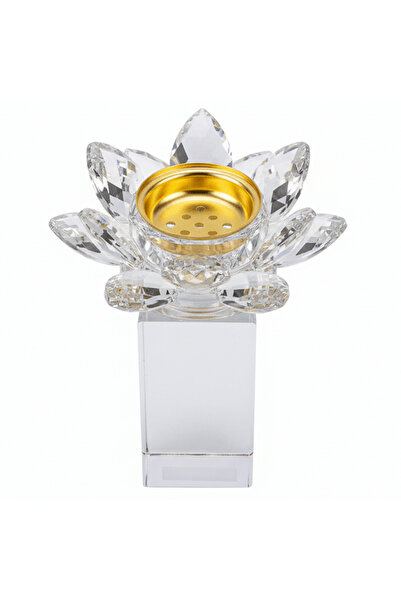 AKDC 17.5 cm Compact Glass Incense Burner for Small Spaces, Relaxation, and A...