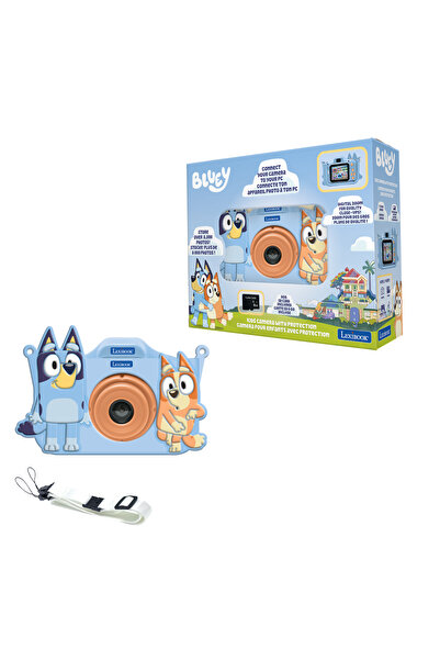 LEXIBOOK Cameră foto pentru copii cu protecție Bluey (DJ078BY)