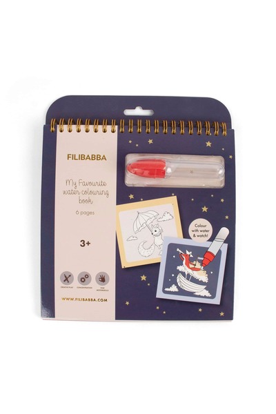 FILIBABBA Βιβλίο ζωγραφικής με νερομπογιές Dreamy Adventurers (FI-03832)