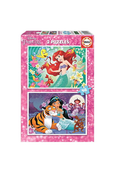EDUCA Puzzle Ariel & Jasmin 2x48 (018213)