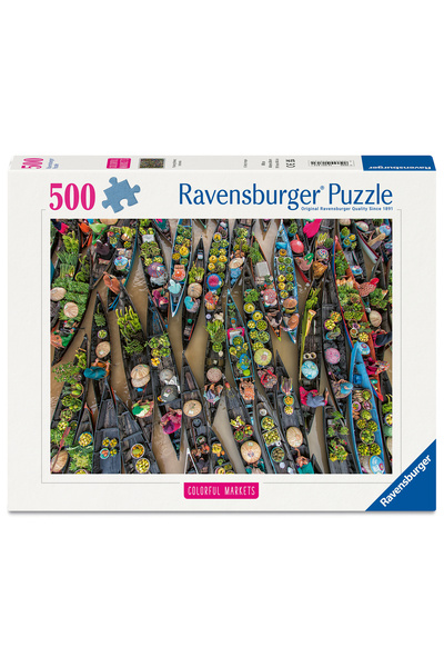 RAVENSBURGER Puzzle Floating Market Indonesia 500pcs (12001813)