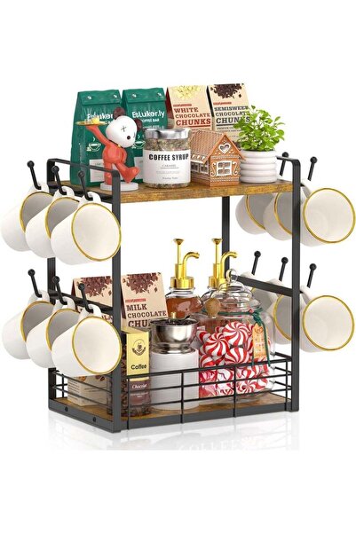 rayze Coffee Cup Holder with 12 Hooks