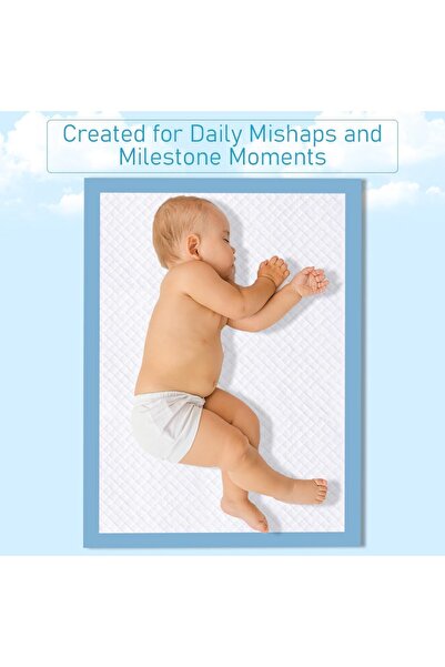 Cute n Cuddle Baby Disposable - Ultra Absorbent Diaper Changing Mats Pads - 60x90cm, Pack of 30
