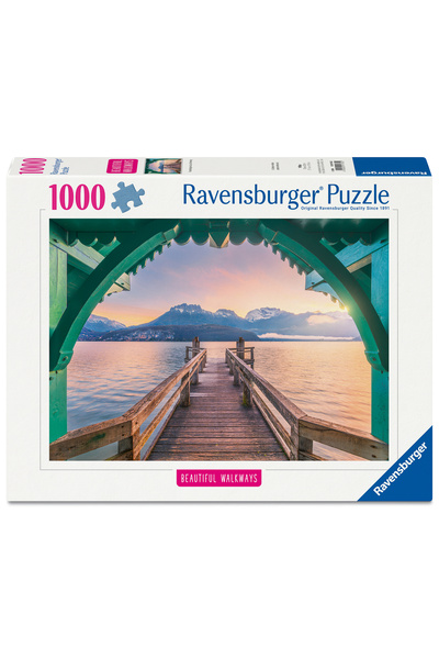 RAVENSBURGER Puzzle Pasarelă la Lacul Annecy 1000 buc (12001762)