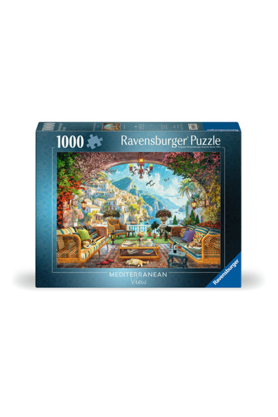RAVENSBURGER Puzzle Terasă Mediteraneană Vedere 1000 buc (12001576)
