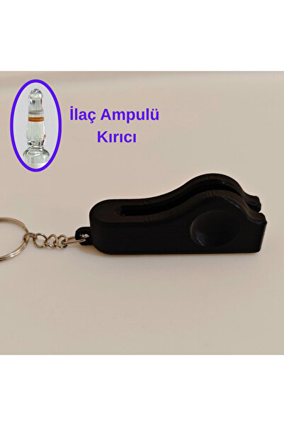 3D Karamürsel Pratik İlaç Ampulü Kırıcı Anahtarlık - Güvenli Cam Ampul Açıcı ...