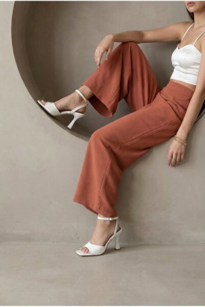 Les Chatelets Nuit Éternelle Tocuri Albe sandale |   cu legare la glezne |   ...