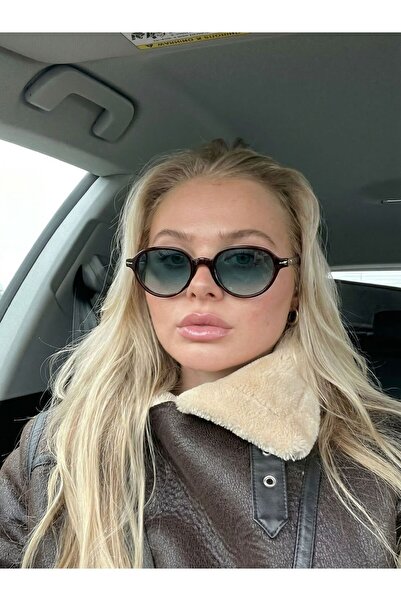 funeyes Larg Brown Unisex Round Sunglasses |   Lightweight and Comfortable | ...