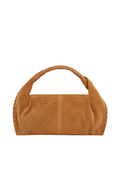 George Hogg Taba Saraç Detaylı Kadın Süet Çanta