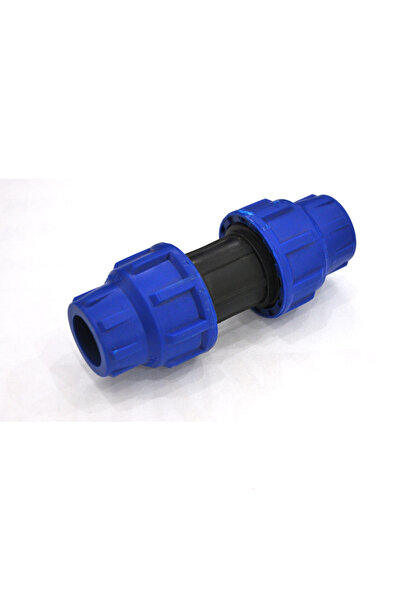 regata PEHD Compression Coupling 40 mm, Polyethylene, Black,