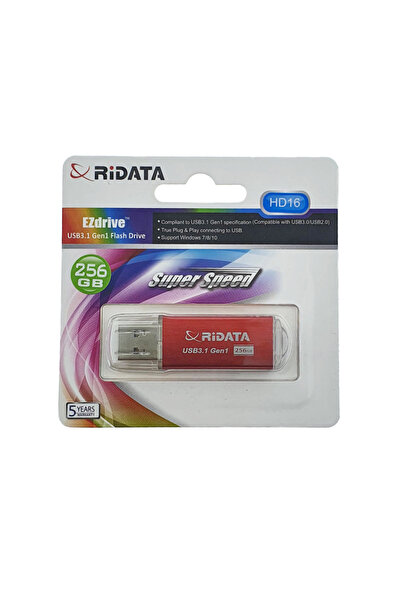 ridata 256GB USB 3.1 Flash Drive Fast Transfer Metal Case for Document Storag...