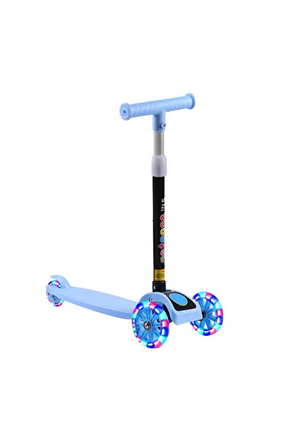 SF Portable Adjustable Kick Scooter Blue 28.5x14.48x55cm