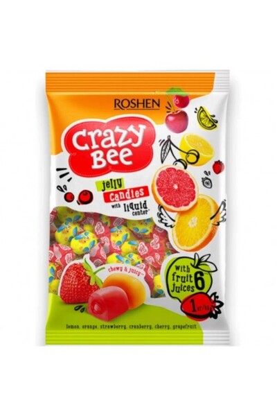Roshen Crazy Bee Fruit Jellies 1 kg
