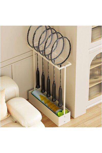 Arabest Tennis & Badminton Racquet Storage Rack, for Multiple Rackets, Ideal ...
