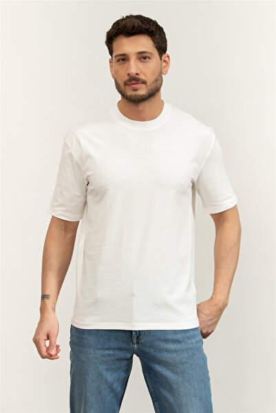 Guess Giano Men's Active Regular Fit T-Shirt White