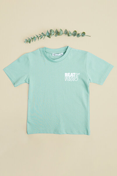 Fulla Moda Μπλουζάκι Beat Fest με τύπωμα για αγόρια