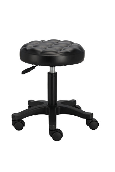 iSalon Taburet cosmetic, hoker de frizerie, scaun rotativ, scaun pedichiura r...