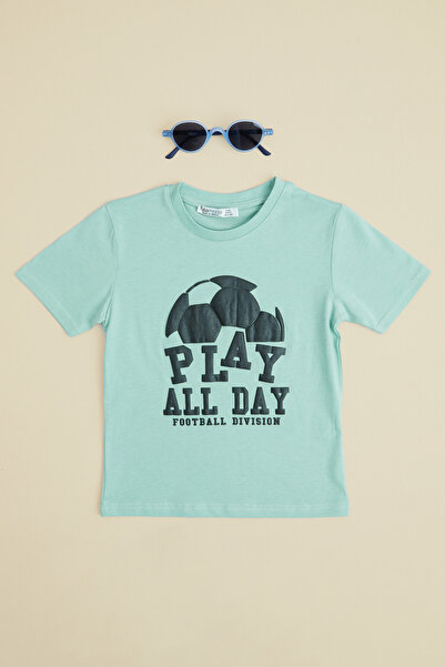 Fulla Moda Παίξτε Όλη την Ημέρα Μπλουζάκι Αγόρια με τύπωμα