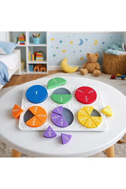 Zuukids Kesir Öğretici Yapboz