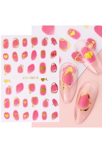 delis Стикери за нокти Marquise, STICKER85, Розови