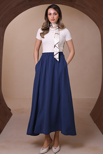 benguen Modal Skirt N218 Indigo