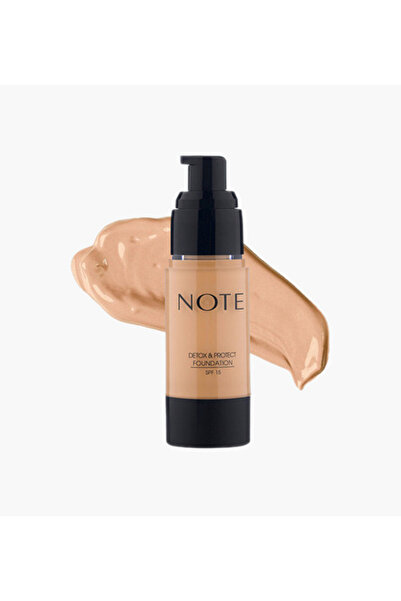 NOTE Detox And Protect Pump Foundation with SPF 15