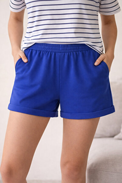 YUYİ ZEYLAND bumbac 100% PANTALONI SCURȚI DE DAMĂ CU BĂRBAȚI DE POȘTĂ