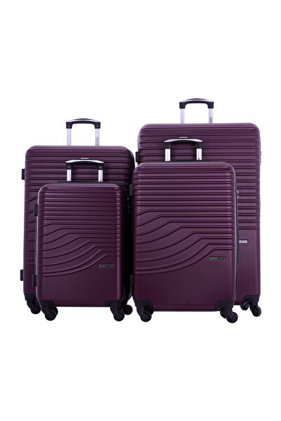 PARAJOHN Para John 4 PCS ABS Luggage Set 20/24/28/32" 4 Wheel Spinner Suitcas...