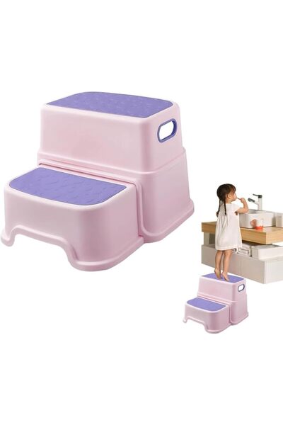 Arabest Step Stool, Squatting Stool for Potty Assistance, Kids 2 Step Stool f...