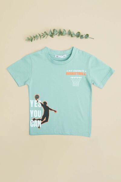 Fulla Moda Το αγαπημένο μου μπλουζάκι μπάσκετ με τύπωμα για αγόρια