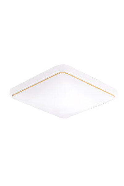 BSMBIOO Square L-ED Ceiling Lamp Gold 22.60*9.60*22.60cm