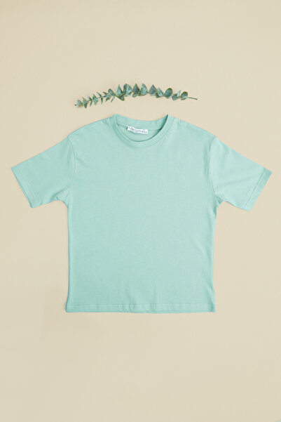 Fulla Moda Μπλουζάκι για αγόρια με γράμματα στην πλάτη με τύπωμα oversized