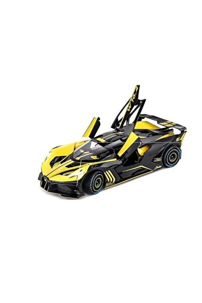 OEM Masina metalica tip Bugatti Hypercar, Sunete,Lumini,Usile mobile,Pull-Bac...