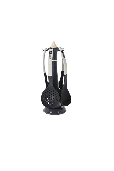 Excellent Houseware kitchen utensil set with stand, nylon/plastic, 20x39.5 cm...