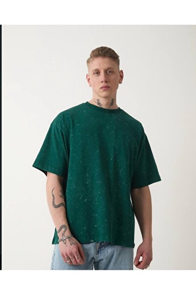 More Black Patterned Oversize T-Shirt