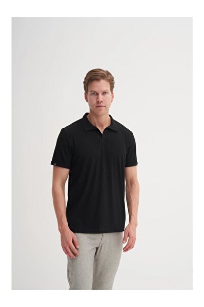 Cazador Bărbați tricou 42040 NEGRU