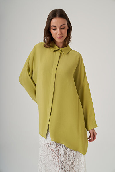 Nuss Oversized Basic Summer Shirt 3001 Lime