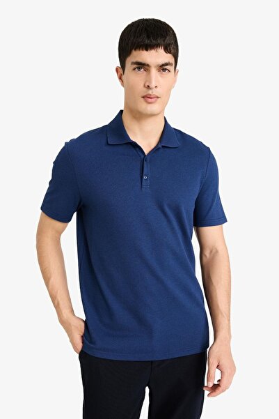 DeFacto Men's T-Shirt M6609Az/In131 D.Indigo
