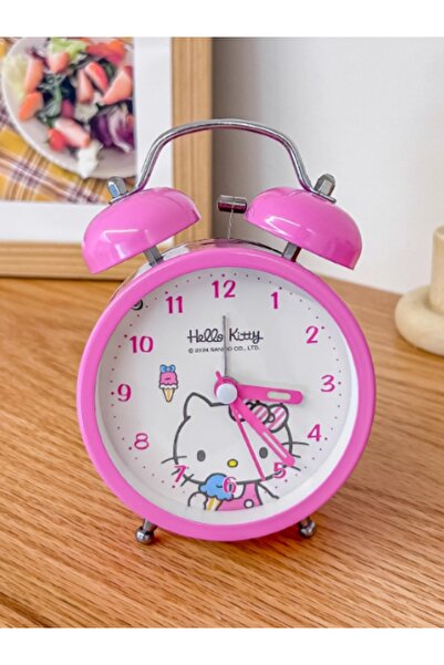 SANRIO Vintage Alarm Clock - Cute Kawaii Twin Bell Desk Clock