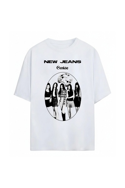 SVART WEAR Νέο T-Shirt Unisex Oversize από 100% Βαμβάκι με σχέδια New Jeans &...
