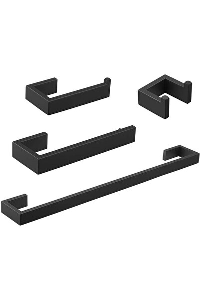 Arabest 4-Piece Bathroom Accessories Set, Wall Mount Bathroom Hardware Fixtur...